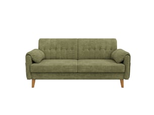 Canapé droit fixe <strong>MIVRAY </strong> <strong></strong> 2 places Polyester vert