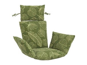 Coussin pour balançoire de chaise d'œuf, coussin d'intérieur et d'extérieur adirondack putten 100 % polyester modèle feuille cf50069