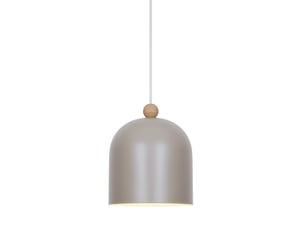 Suspension style nordique, chambre enfant, gaston en métal et bois marron, ip20, nordlux