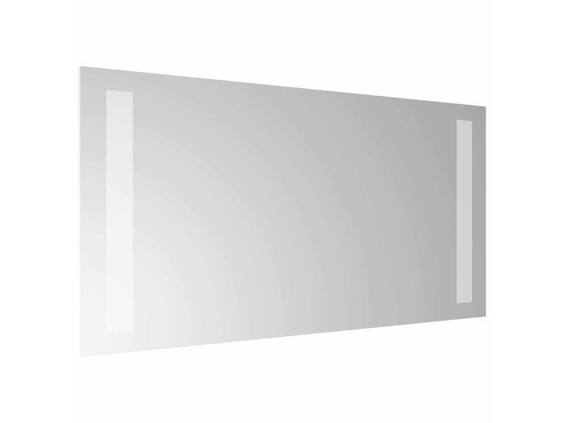  Miroir de salle de bain, miroir de toilette led transparent 40 x 20 cm verre trempé cf62571  - Conforama D