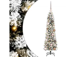 Sapin de noël - arbre de noël artificiel blanc 120 cm pvc, métal et plastique