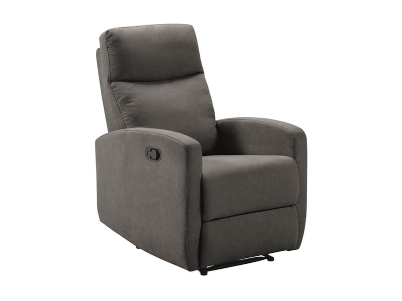  Fauteuil relax manuel tissu waterproof gris foncé - merial MERIAL - Conforama A