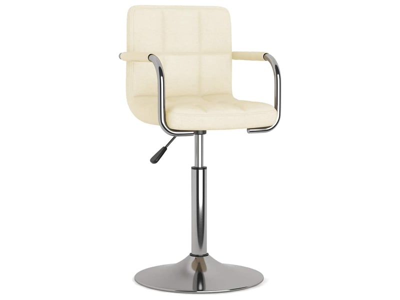  Tabouret de bar, chaise de bar crème tissu shl53559  - Conforama A