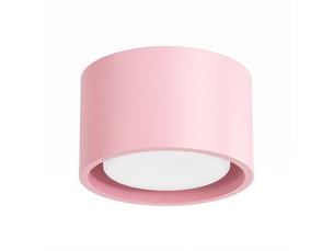 Plafonnier modo 1 rose gx53 aluminium minimaliste 6x10x10cm