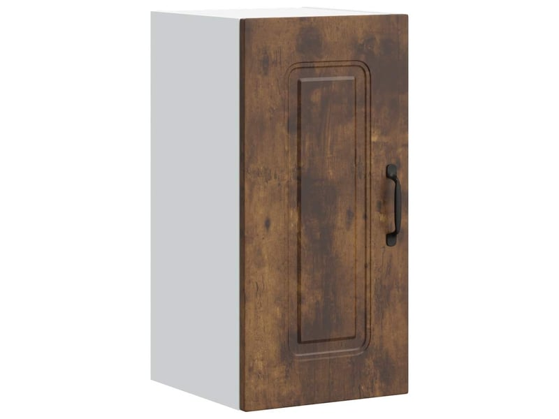 Meuble de rangement, armoire murale de cuisine kalmar chêne fumé bois d'ingénierie shl8140 - Conforama A