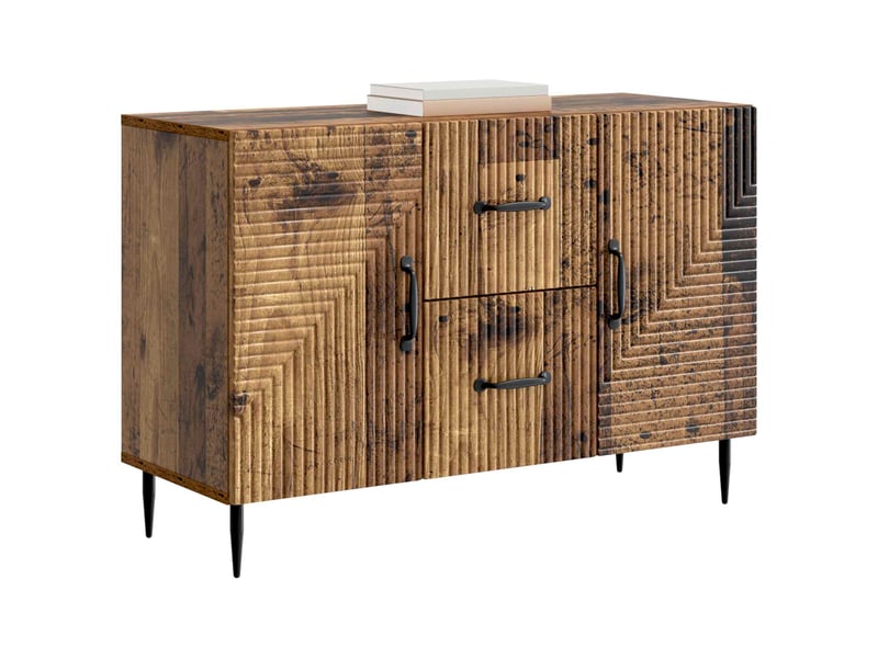  Buffet - bahut - meuble de rangement bois ancien 89 x 34,5 x 60 cm bois d'ingénierie  - Conforama C