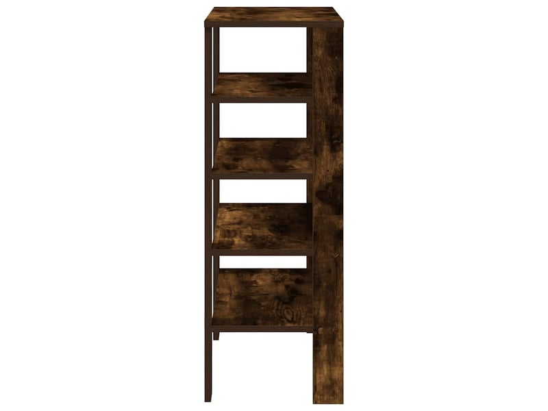  Meuble à chaussures, étagère à chaussures chêne fumé 61x32x87,5 cm bois d'ingénierie  - Conforama E