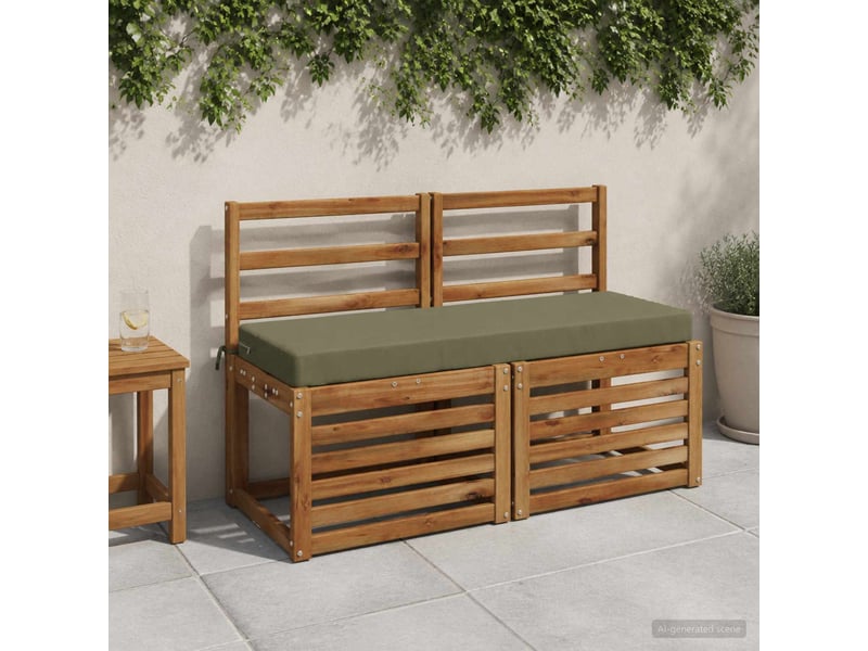  Coussin de banc, coussin d'assise, coussin de canapé soest 100 % polyester vert olive cf53715  - Conforama B