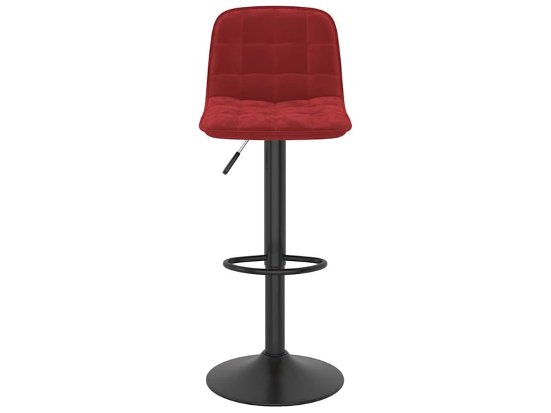 Lot de 2 tabouret de bar, chaise de bar rouge bordeaux velours shl32640  - Conforama D