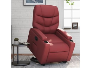 Fauteuil fixe <strong></strong> Tissu rouge