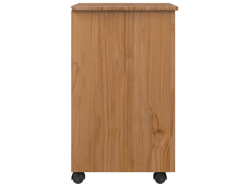  Caisson roulant de bureau avec tiroirs corona brun miel shl9852  - Conforama E