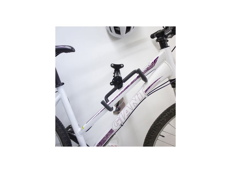  Support vélo mural velock en métal noir 46 x 26 x 15 cm  - Conforama C