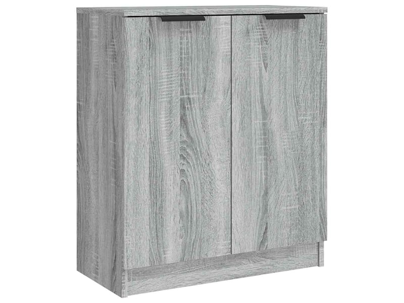  Buffets 2 pcs - bahut - meuble de rangement sonoma gris 60x30x70 cm bois d'ingénierie  - Conforama C