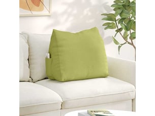 Coussin de dos, coussin de dossier vert clair 60 x 20 x 50 cm tissu cf55064