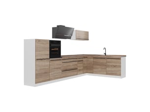 Vicco cuisine en angle, sonomablanc, 347 x cm sans plan de travail