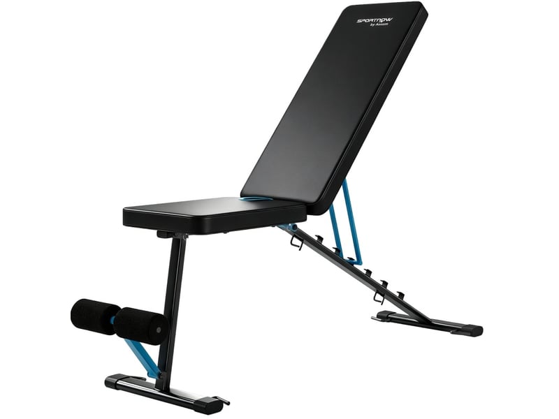 Banc de musculation réglable 7 positions avec rouleaux jambes homvra - Conforama A