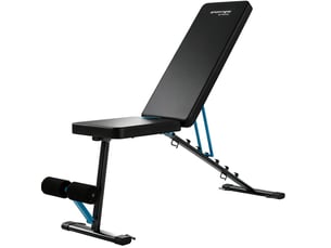 Banc de musculation réglable 7 positions avec rouleaux jambes homvra