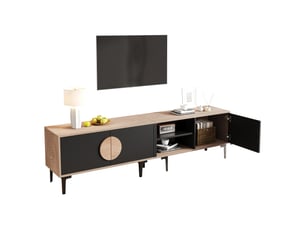 Meuble tv coloris bicolore 180 cm LPOSPI  