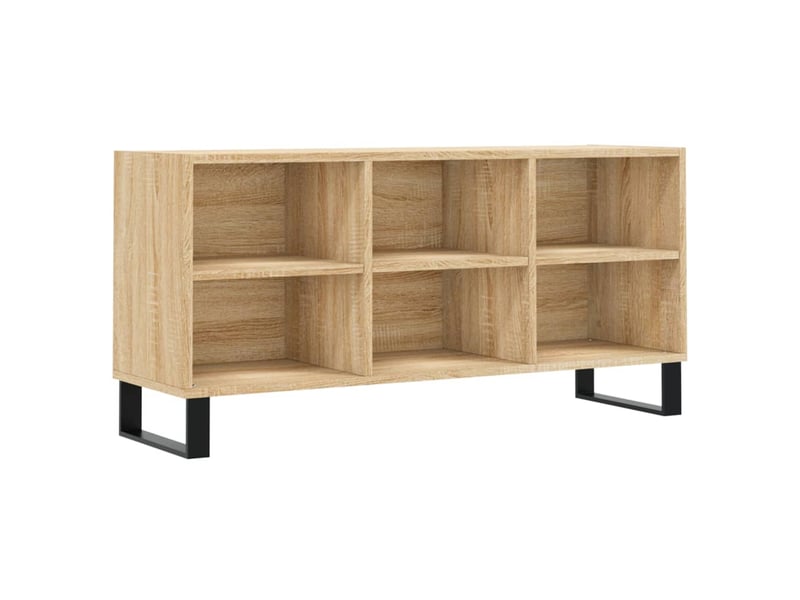  Meuble tv banc tv chêne sonoma 103,5x30x50 cm bois d'ingénierie  - Conforama A