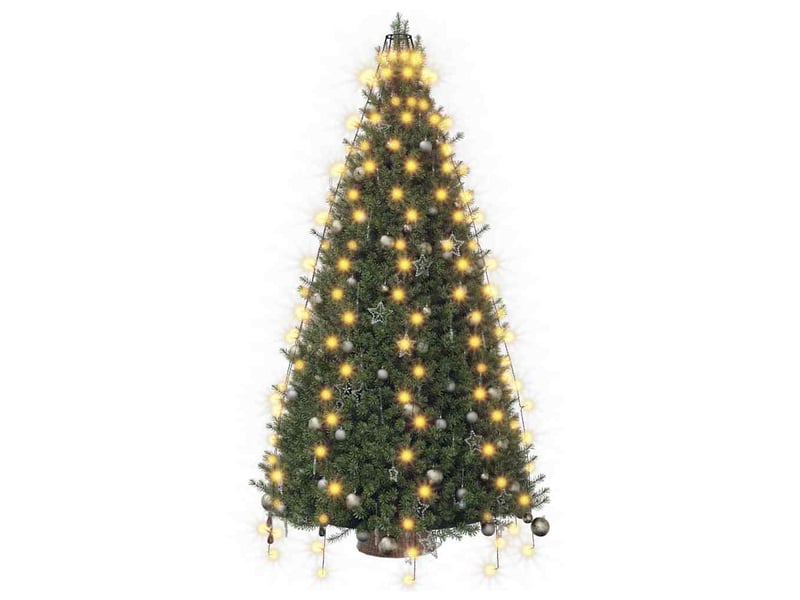  Guirlande lumineuse d'arbre de noël avec 210 led 210 cm  - Conforama D