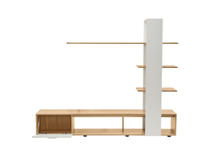 Meuble tv coloris bicolore 180 cm   