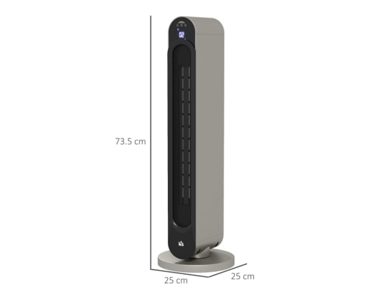  Chauffage électrique avec 3 modes, minuterie 12 h, affichage led et fonction oscillante  - Conforama E