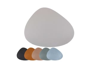 Set de 6 sets de table en vinyle multicolore – dimensions 41 x 33.5 cm – résistants à l'eau et faciles à nettoyer – fornord