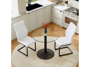 Ensemble table rond(e)  2 chaise(s)    