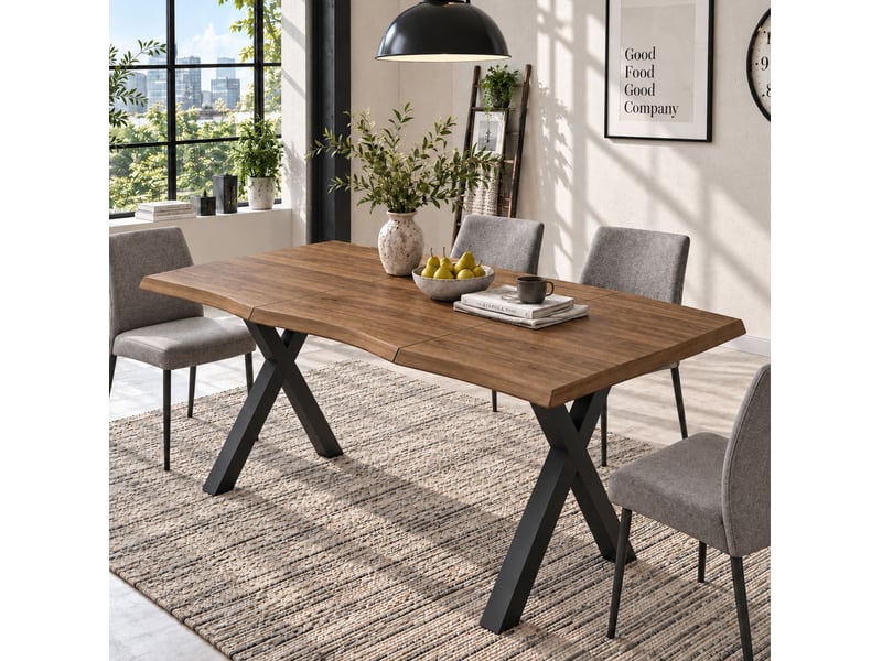 Table à manger 160x78 cm 4 à 6 personnes evryae - Conforama B