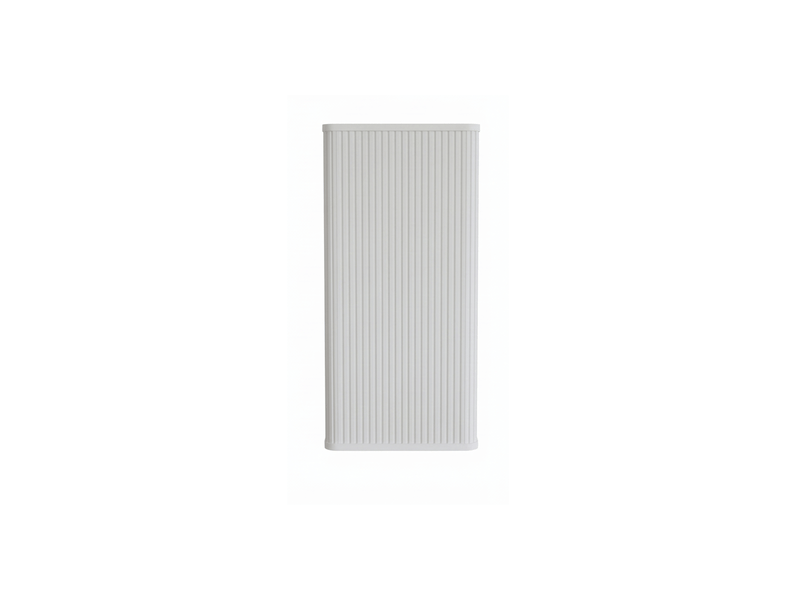  Meuble de salle de bains suspendu façade rainurée mdf blanc 36x29x75 cm W3416P486445 - Conforama A