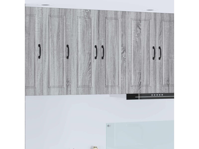 Meuble mural de cuisine, armoire de cuisine gris sonoma 30x31x80cm - Conforama B