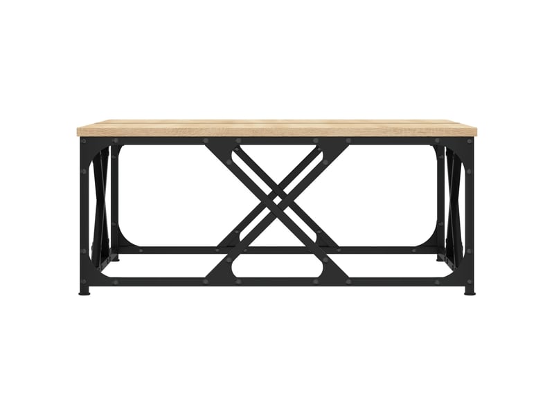  Table basse - table de salon - table à thé chêne sonoma 70x70x30 cm bois d'ingénierie  - Conforama D