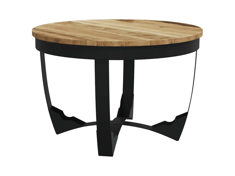  Table basse | table d'appoint salon bois de manguier brut 60x40 cm  - Conforama A