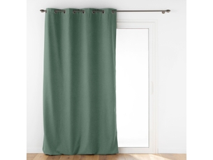 Rideau isolant thermique jupiter 140x260cm vert cèdre