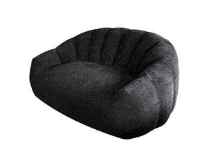 Fauteuil fixe <strong>MODENVIE</strong> <strong></strong> Tissu noir vendu A l'unité