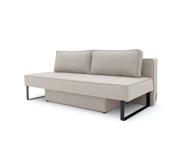 Canapé nomi 3 places tissu faro 01 gris clair - Conforama E
