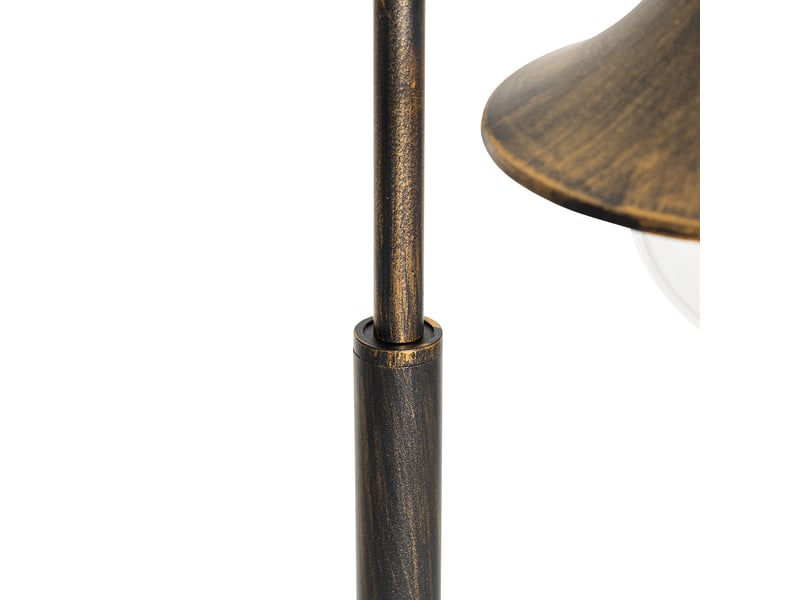 Lanterne d'extérieur intelligente or antique 125 cm ip44 avec wifi a60 - daphne  - Conforama E