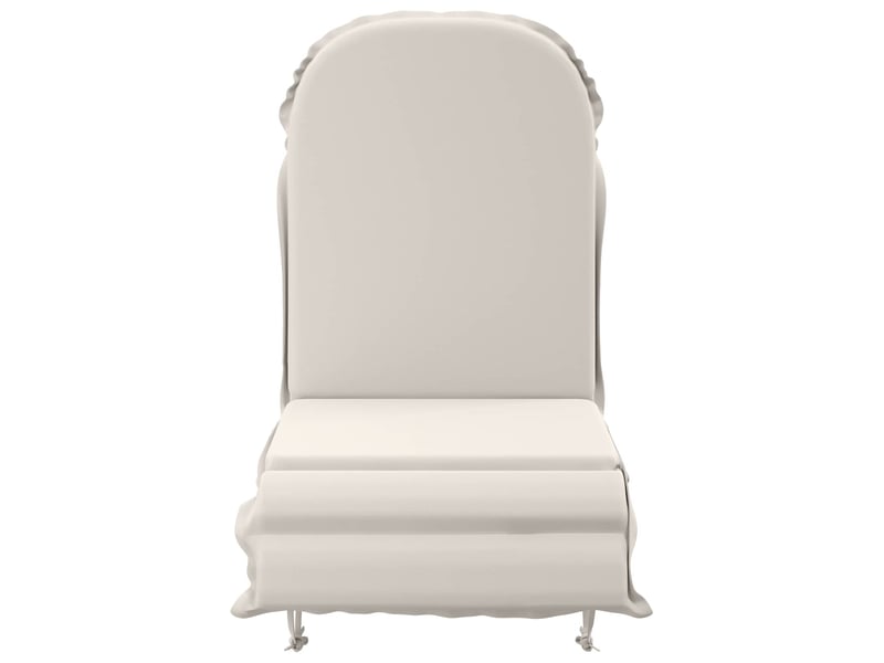  Coussin de transat ensoleillé, coussin pour bain de soleil gemert 100 % polyester blanc cf56021  - Conforama D