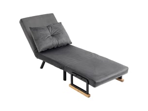 Fauteuil convertible  PANGIVO Tissu bicolore