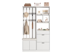 Buffet 2 porte(s)  2 tiroir(s) <strong>RAELUNYI</strong> <strong></strong> - 30 cm coloris blanc 