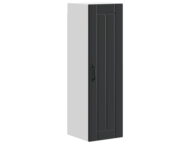  Meuble mural de cuisine, armoire de cuisine noir 30x31x100cm bois d'ingénierie shl543  - Conforama A