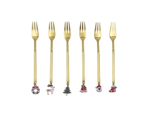COUTELLERIE Fourchette doré NOEL