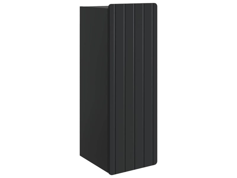  Armoire murale salon, meuble de rangement noir 33 x 34,5 x 94 cm bois d'ingénierie  - Conforama A