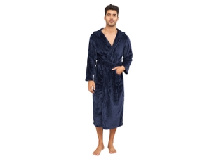 Peignoir de bain homme 100% coton avec capuche – taille l