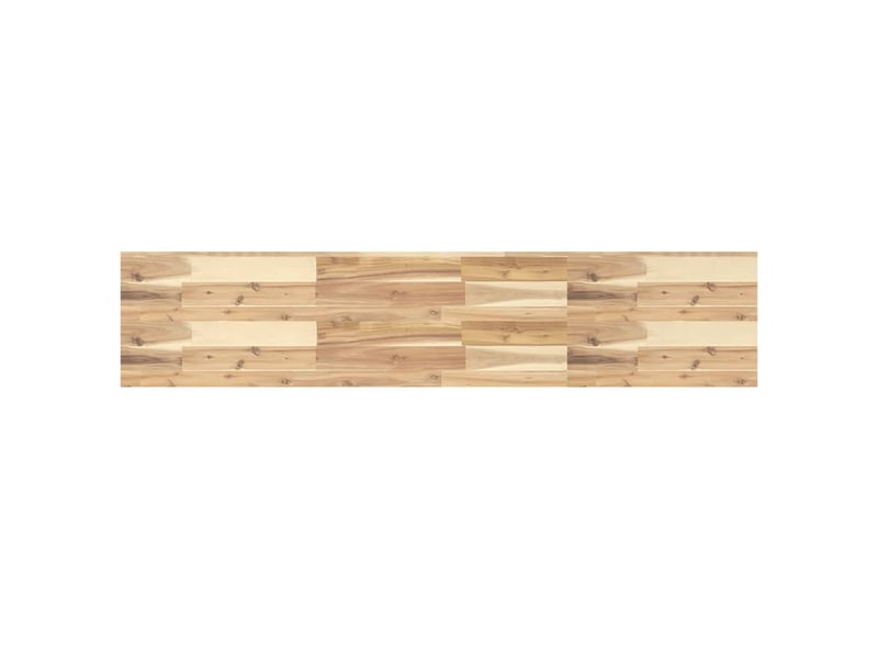  Dessus de table, plateau de table 120x30x4 cm rectangulaire bois massif d'acacia  - Conforama A