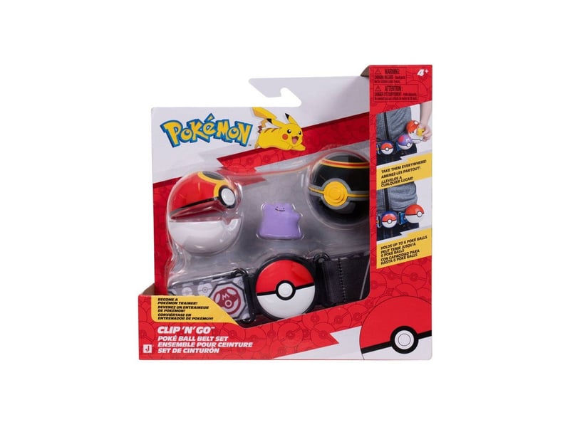  Ceinture clip'n'go métamorph avec 2 pinces poké ball et figurine 5 cm POK0191726892533 - Conforama E