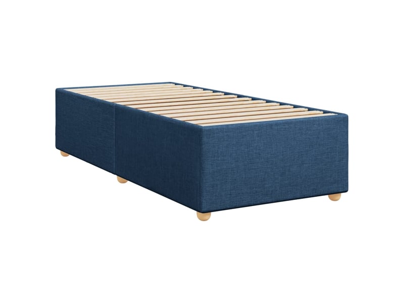  Lit simple- lit adulte -  cadre de lit sans matelas bleu 80x200 cm tissu  - Conforama B
