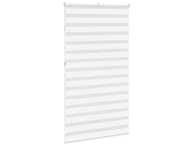  Store zèbre, store de fenêtre blanc 120x230 cm largeur du tissu 115,9cm polyester cf48360  - Conforama D