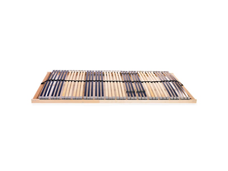  Lit simple- lit adulte -  sommier à lattes sans matelas avec 42 lattes 7 zones 100x200 cm  - Conforama A