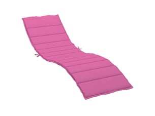 Coussin de transat, coussin pour bain de soleil tissu oxford (100% polyester) rose cf56241